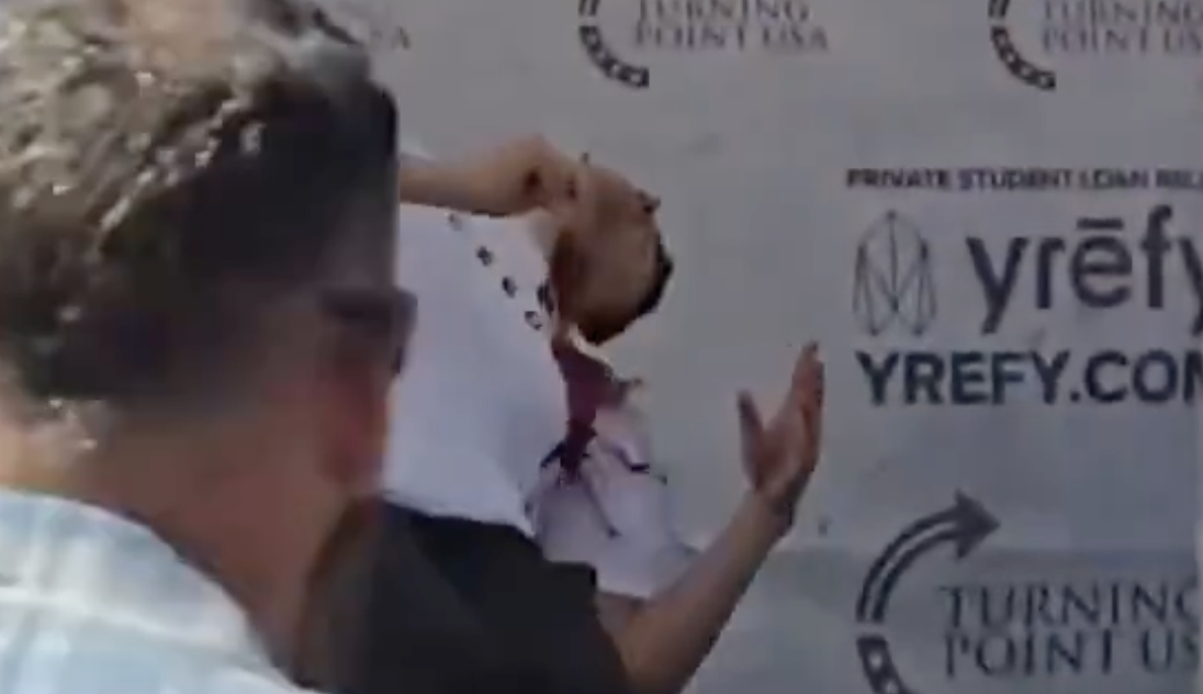 Homosexual Rights Activists Panic After Genocide Promoter Charlie Kirk’s Neck Gets Blown Open [UPDATE: Nigga be Dead]